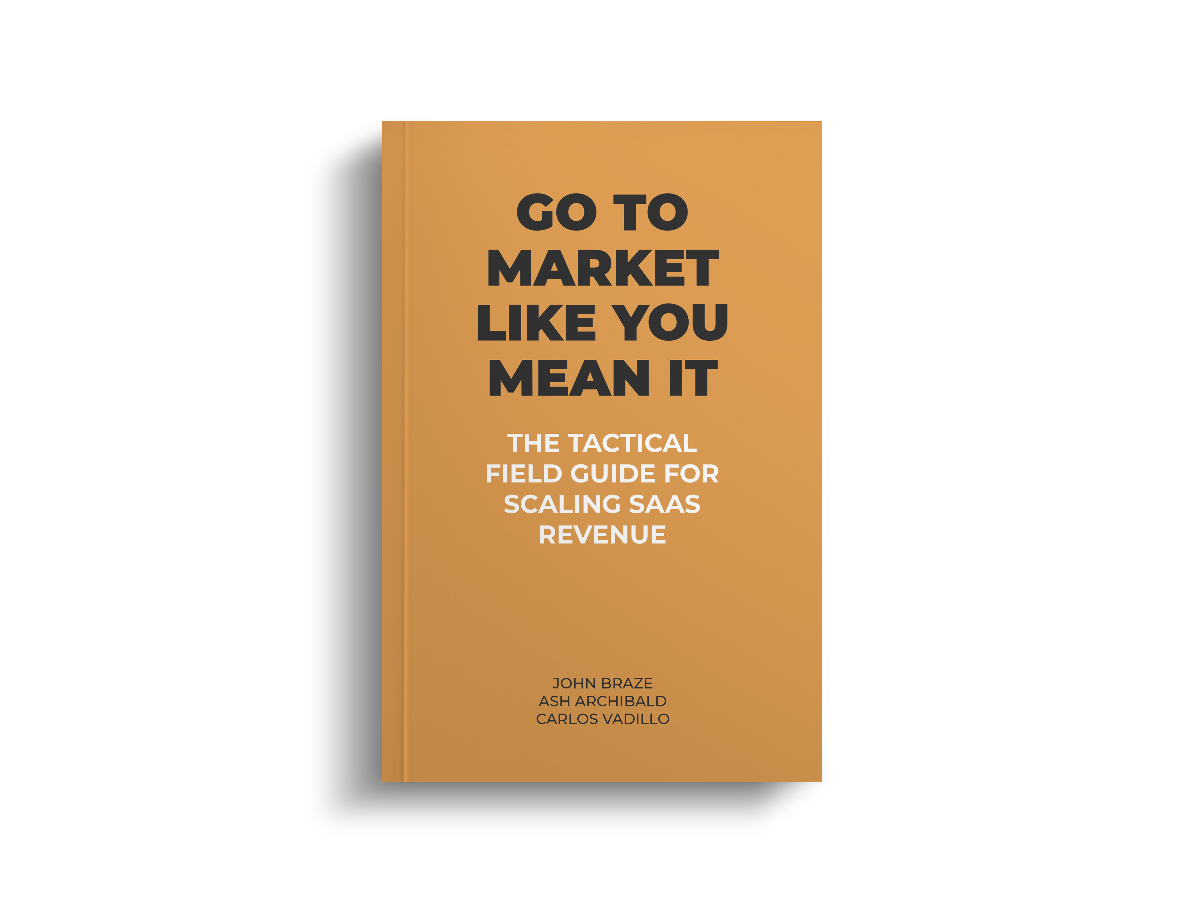 Go to Market Like You Mean It, book cover.