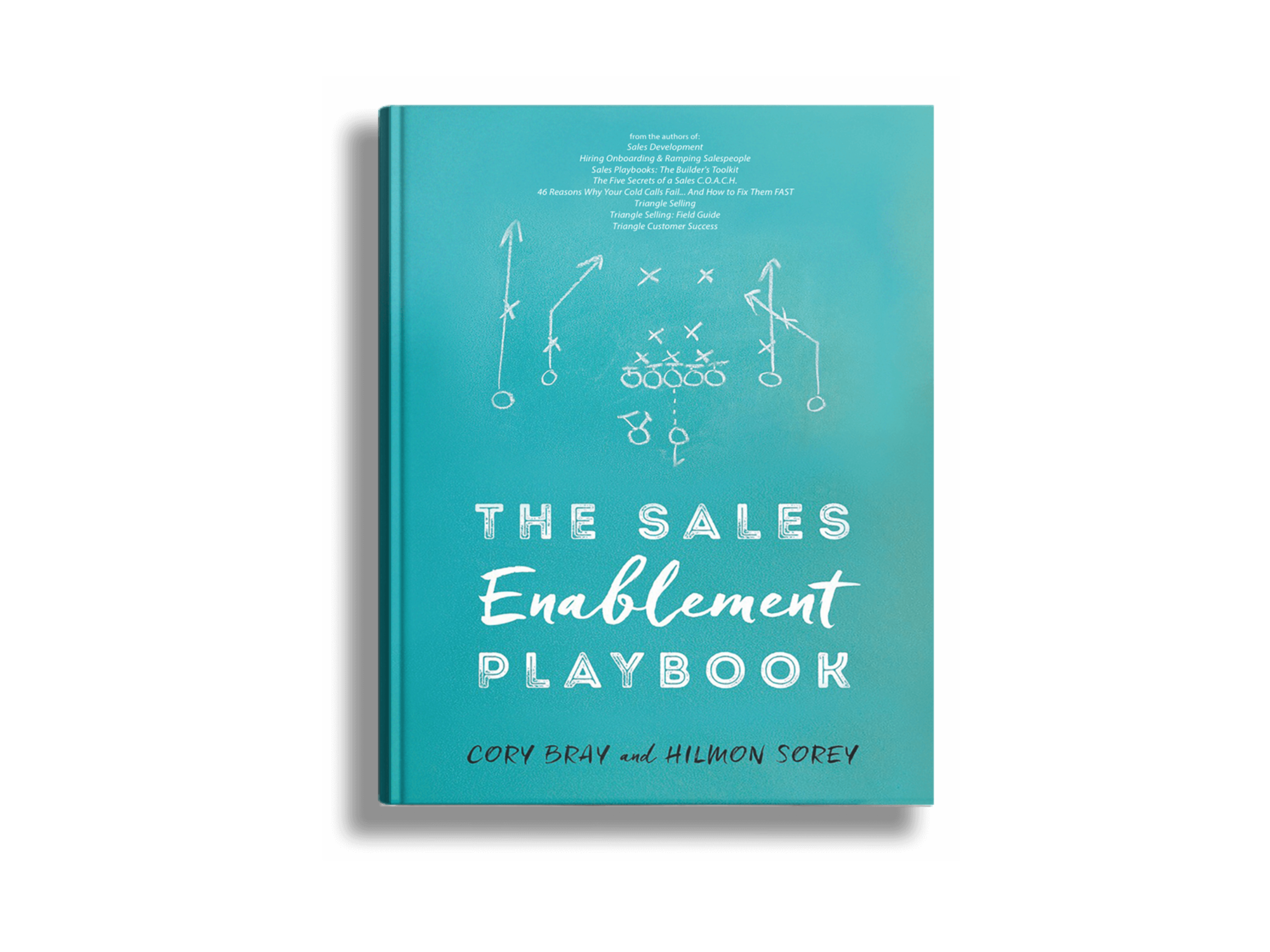 The Sales Enablement Playbook by Cory Bray and Hilmon Sorey, book cover.